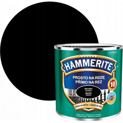 Hammerite priamo na hrdzu 0,25L matný čierny