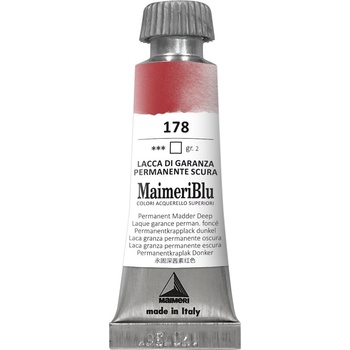 Maimeri Blu Акварелна боя Permanent Madder Deep 178 12 ml 1 бр (M1609178)