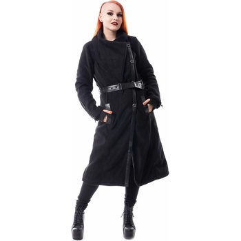 Image 1 of Poizen industries палто дамски Poizen Industries - ИЗГУБЕН - ЧЕРЕН - POI738