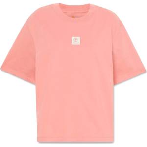 Timberland Дамска тениска Timberland Women's Stack Logo S/S Tee T-shirt - Ash Rose - размер XL (916-6721-0114)