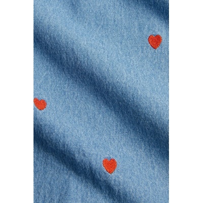 Mini Rodini Детска памучна риза Mini Rodini Mini hearts (2562011960)