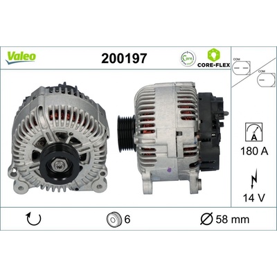 Alternátor VALEO 200197