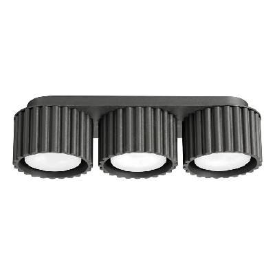 SL. 2629 - Точково осветително тяло AURA 3xGX53/10W/230V черно (SLX1665)