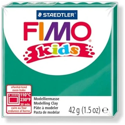 FIMO Глина, 42 g, горима, FIMO "Kids", зелена 8030-5 (8030-5)