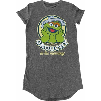 Image 1 of Sesame Street Grouchy In The Morning Dark Heather S Риза (SES00948ADCSS)