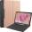Gigapack Lenovo Tab Plus GIGAPACK Калъф за поставяне, кожен ефект FLIP, странично отваряне, GOLDEN GP-181790 (GP-181790)