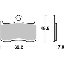 Brzdové destičky DP Brakes přední KAWASAKI Z 900 RS rok 17-21