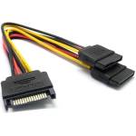 BlackBird Захранващ кабел SATA 15 pin male към 2xSATA HDD BH1500 (BH1500)