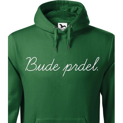 Canvas mikina Bude prdel Zelená