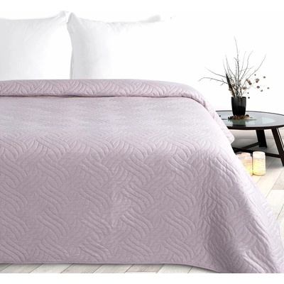 Eurofirany Romantický jemný pudrový prehoz pudrová Polyester 220x240 cm