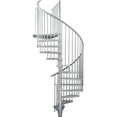 Minka STAIRS Vonkajšie točité schodisko Rondo Zink Smart pr. 180 cm