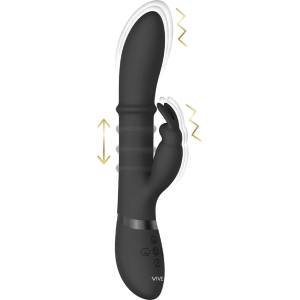 VIVE by Shots Halo - Ring Rabbit Vibrator - Black