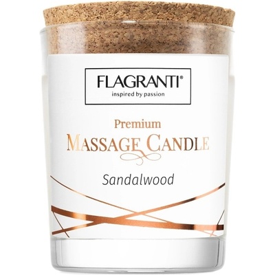 Flagranti Massage Candle Sandal Wood masážna 70 ml