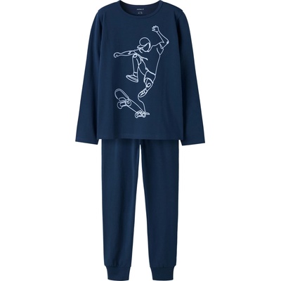 Name it Детско ежедневно термо бельо Name it Kid's Nightset Titan Skater Everyday base layer - Titan - размер 110/116 (EU) (714-2115-0113)