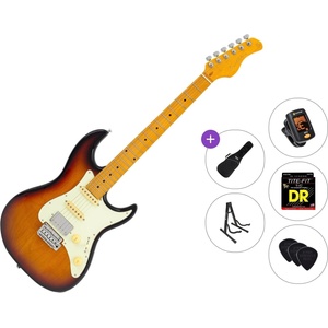 SIRE Larry Carlton S5 HSS Standard SET 3-Tone Sunburst Електрическа китара