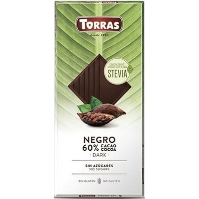 Torras Bezlepková hořká bez přidaného cukru 100 g