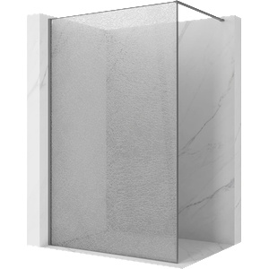 Mexen Kioto душ стена Walk-in 120 x 200 cm, crackle прозрачен 12 mm, gun metal - 800-120-101-95-04-X (800-120-101-95-04-X)