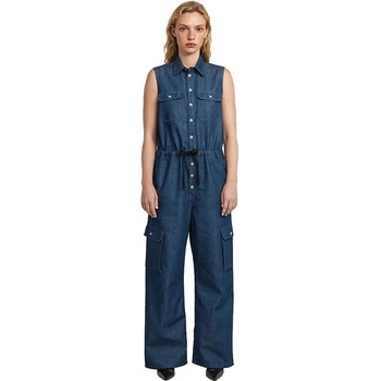 G-STAR Гащеризон G-Star Soft Utility sleeveless jumpsuit - Blue (Rinsed)