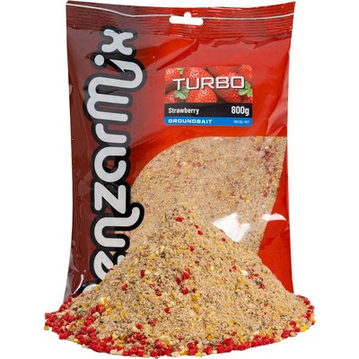 Benzar Mix Krmítková Zmes Groundbait Turbo 800g Jahoda