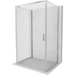 Mexen Exo-3S трисекционна душ кабина, отваряема, 80 x 95 см, прозрачна, с (8181-080-095-01-00-3S)