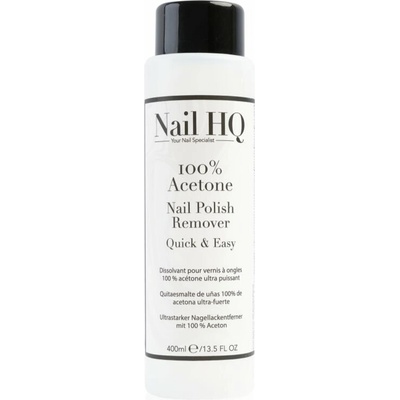Nail HQ 100% Acetone odlakovač na nechty 400 ml