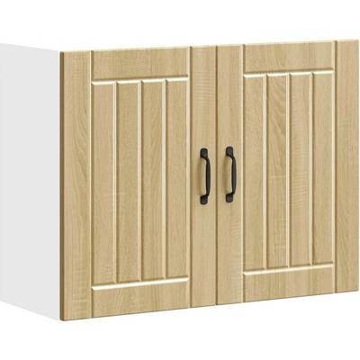 vidaXL Кухненски стенен шкаф Lucca, дъб сонома, инженерно дърво (853830)