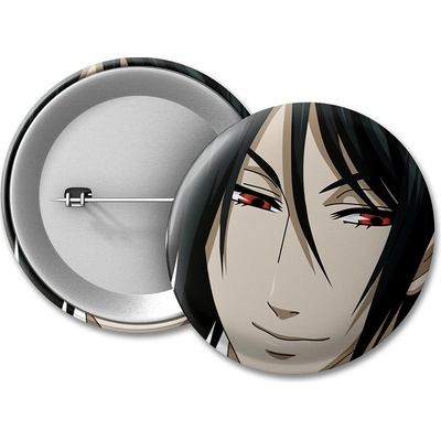 Kuroshitsuji placka Sebastian Michaelis 50 mm