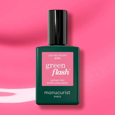 Manucurist Green Flash LED gel na nehty Pale Rose 15 ml