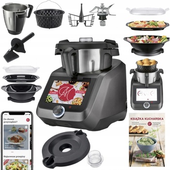 SilverCrest LIDLOMIX 2025 Wi-Fi SMART 1200 SMC 1200 W strieborný/sivý