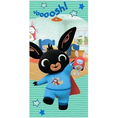 Carbotex osuška Zajíček Bing Superhrdina Hoppity 70 x 140 cm