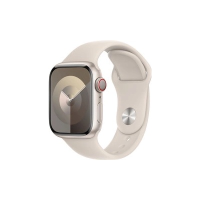 Apple Watch 45 mm hviezdno biely športový remienok – S/M MT3H3ZM/A