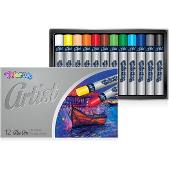 Colorino Artist farebné olejové pastelky 12 kusov