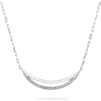 Image 1 of Swan Сребърно елегантно колие с камък цирконий XH4016N Swan