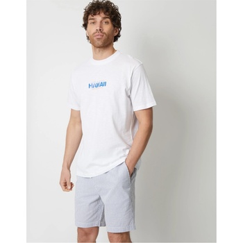 Image 1 of Threadbare Анцуг Threadbare Men's Woven Tracksuit Shorts - Blue / White