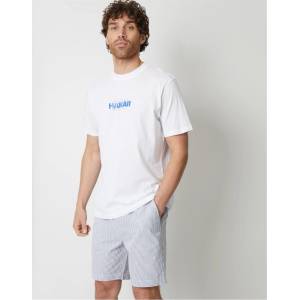 Threadbare Анцуг Threadbare Men's Woven Tracksuit Shorts - Blue / White