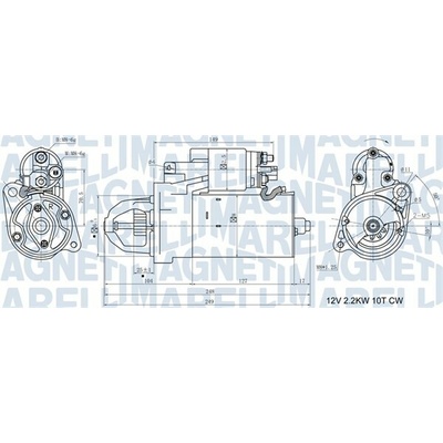 Startér MAGNETI MARELLI 063721411010