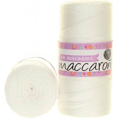 Maccaroni PP Macrame 001 bílá