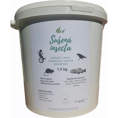 OGF larva čierneho vojaka Hermetia illucens 1,5 kg