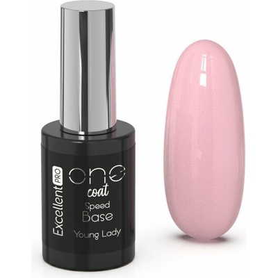 Cosmetics Zone Excellent PRO One Coat Speed Base neprůhledná hybridní báze Young Lady 11g