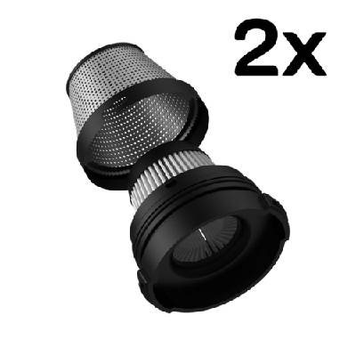 Комплект 2 резервни филтъра за Baseus A3, миещи се, черни (CRXCQA3-A01)