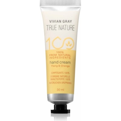 Vivian Gray True Nature Ylang & Orange hydratačný krém na ruky 30 ml