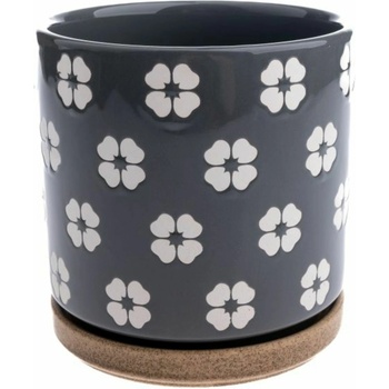 Casa de Engel Керамичен саксия с купа, сив, 0/12 Casa de Engel | Lilav | Home | UNI