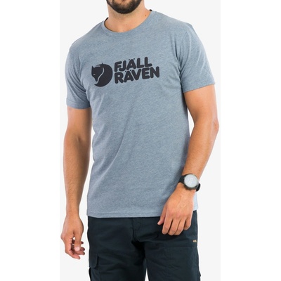 Fjällräven Logo T-Shirt M uncle blue melange