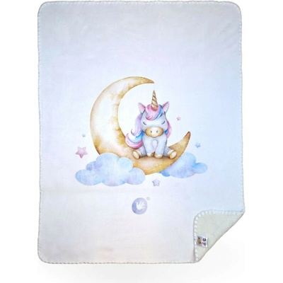 Kikko Detská španielska deka Xkko Lux Moon Unicorn