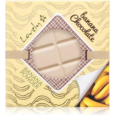 Lovely Banana Chocolate kompaktný púder pre zjednotenie farebného tónu pleti 9 g