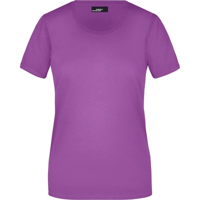 James & Nicholson Tričko JN 901 krátký rukáv dámské COT-02090135001 Purpurová