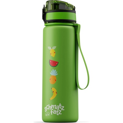 Klarstein schmatzfatz, бутилка за пиене, спортна бутилка, 500 мл, 24 см, тритан (SMF5-GreenFrui-500ml) (SMF5-GreenFrui-500ml)