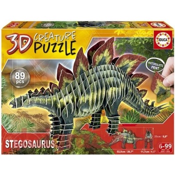 Image 1 of Educa 3D пъзел Educa 19184 - Динозавър Стегозавър (EDU19184)