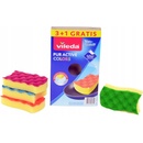 Drôtenky a hubky Vileda 149470 Pur Active Color Edition špongia stredná 3+1 ks