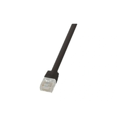 LogiLink SlimLine - patch cable - 25 cm - black (CF2013U) (CF2013U)
